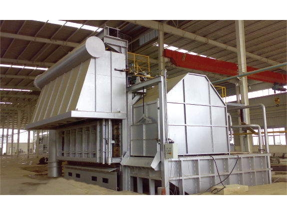 Side shaft type aluminum melting furnace